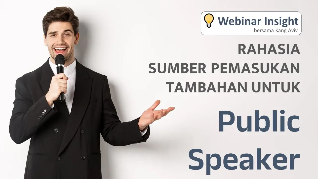 Cover Webinar Insight untuk Public Speaker